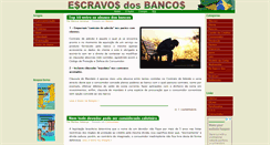 Desktop Screenshot of escravosdosbancos.com.br